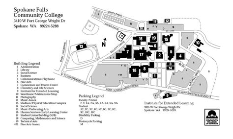 sfcc map|spokane falls community college parking.